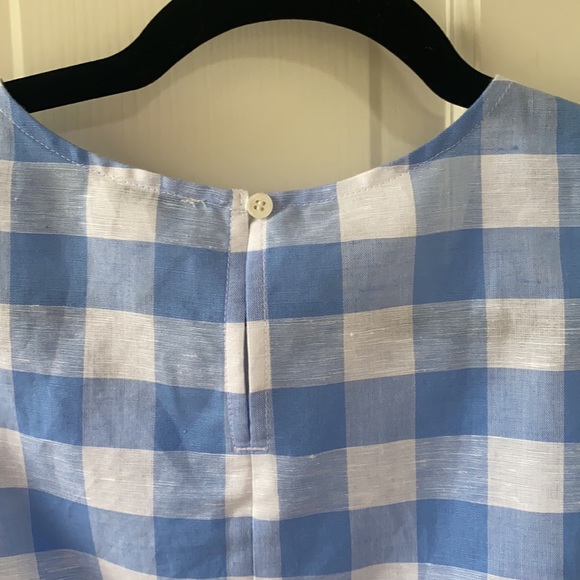 J crew Large Gingham Top - Picture 4 of 4